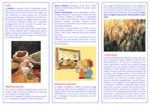 COS`È La celiachia è una grave forma di intolleranza alimen