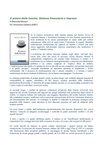 Il potere delle banche. Sistema finanziario e imprese