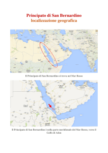 Principato di San Bernardino localizzazione geografica