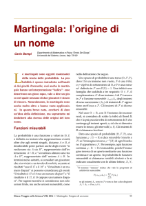 Martingala: l`origine di un nome -