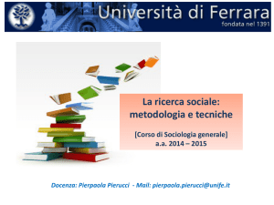 9B-La ricerca sociale qualitativa
