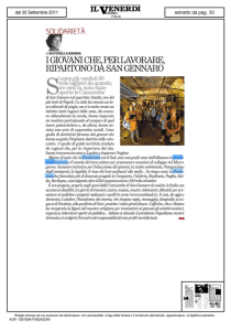 i giovani che, perlavorare, ripartono da san gennaro