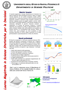 Obiettivi e Sbocchi occupazionali LM82