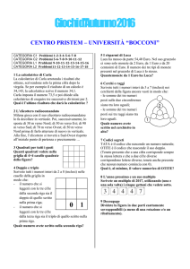 Testi dei giochi
