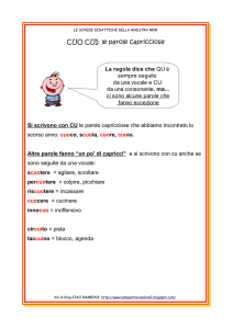 CUO CUI: le parole capricciose