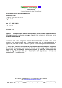 Circolare n.1 del 24 giugno 2008, a firma del Responsabile Servizio