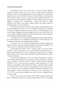CURRICULUM VITAE DI GIANNI IMMOVILLI