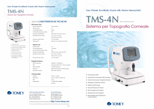 Sistema per Topografia Corneale