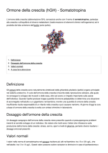 Ormone della crescita (hGH) - Somatotropina