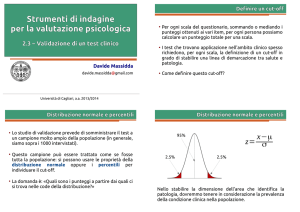 Validazione di un test clinico