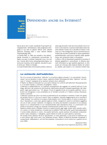 dipendenze: anche da internet?