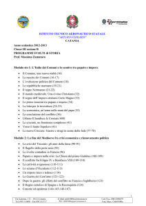 Anno scolastico 2012-2013 Classe III sezione B PROGRAMMI