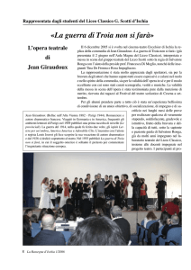 Teatro La guerra di Troia non si farà
