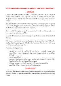 assicurazione sanitaria e servizio sanitario nazionale