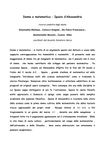 Donne e matematica : Ipazia d`Alessandria