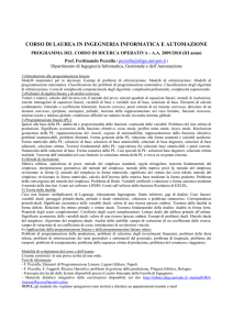Ingegneria Informatica e dell`Automazione