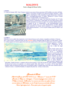 MALDIVE, IL RACCONTO... di Bruno Fullin