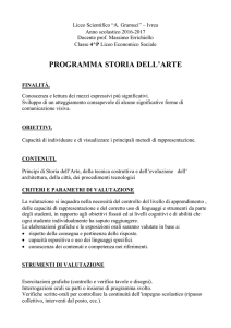 programma storia dell`arte - "A. Gramsci"