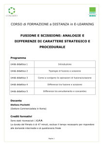 CORSO di FORMAZIONE a DISTANZA in E