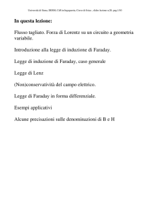 Flusso tagliato. Forza di Lorentz su un circuito a geometria variabile