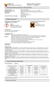 Kegel LLC Scheda dati di sicurezza