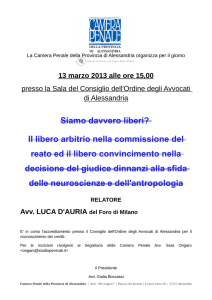 Siamo davvero liberi? Il libero arbitrio nella commissione del reato