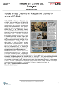 Racconti di Violetta - Comune di Casalecchio di Reno