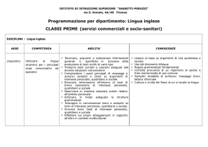 inglese - Sassetti Peruzzi