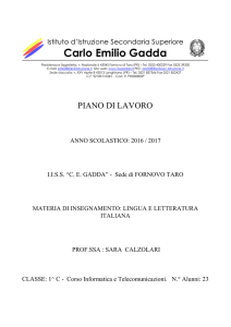 lingua e letteratura italiana