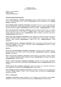 INGLESE - Istituto Superiore Sorgono
