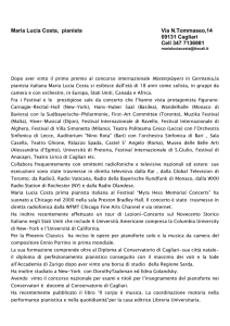 Programma del concerto dell`11 maggio 2005