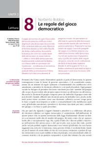 Norberto Bobbio, Le regole del gioco democratico