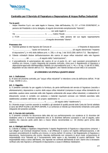 Contratto Reflui Industriali