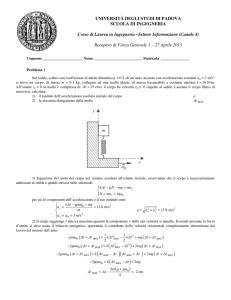 UNIVERSITÀ DEGLI STUDI DI PADOVA SCUOLA DI INGEGNERIA