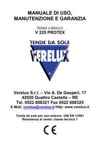 Manuale uso e manutenzione