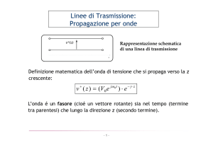 Linee di Trasmissione: Propagazione per onde