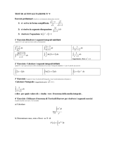 test di autovalutazione n.9