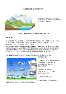Precipitazioni atm. - Istituto Comprensivo Lari