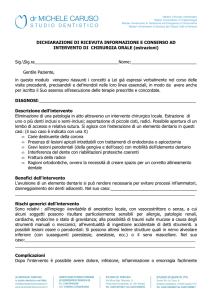 Consenso informato estrazioni