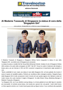 Al Madame Tussauds di Singapore la statua di cera