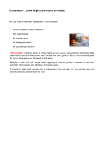 Spaventose bolle di ghiaccio secco striscianti