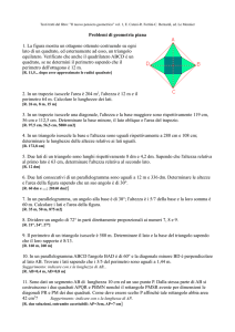 Problemi di geometria piana a risoluzione algebrica