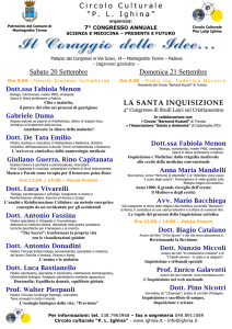 20 e 21 settembre 2008 - 7° Congresso
