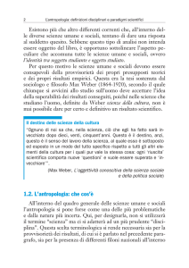 1.2. L`antropologia: che cos`è