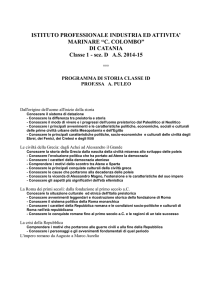 programma di storia classe ib