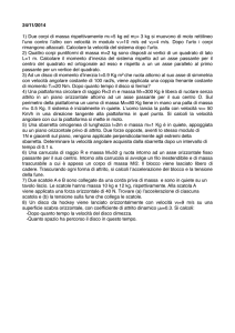 24/11/2014 1) Due corpi di massa rispettivamente m1=5 kg ed m2