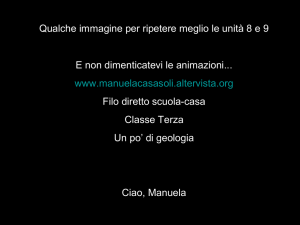 Appunti di geologia - Manuela Casasoli