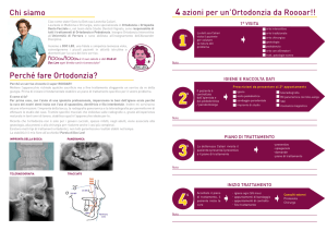Cartellina Ortodonzia per sorridere