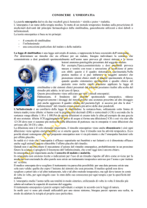 conoscere l`omeopatia