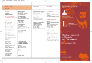 Depliant - Fondazione Ugo e Olga Levi